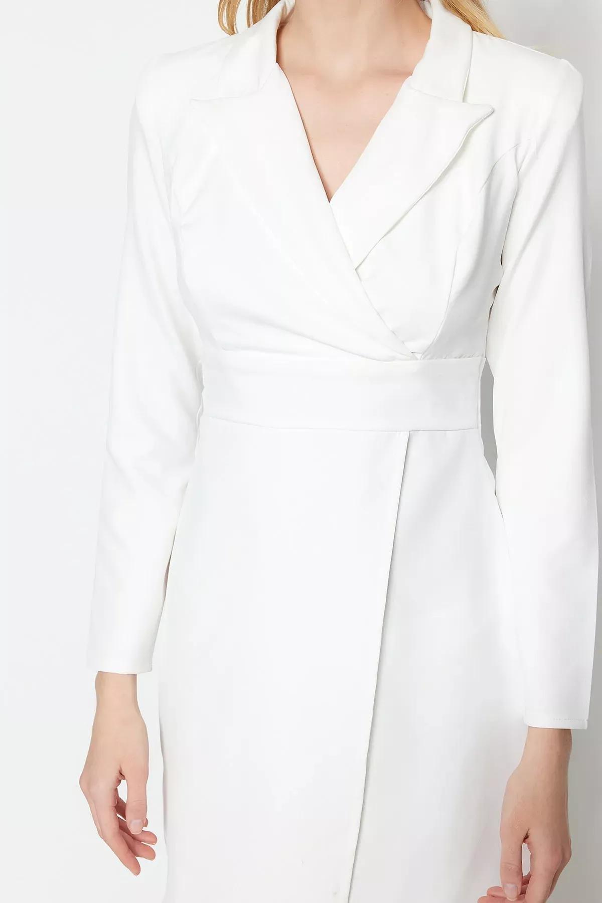 White Blazer Dress, , large image number 9