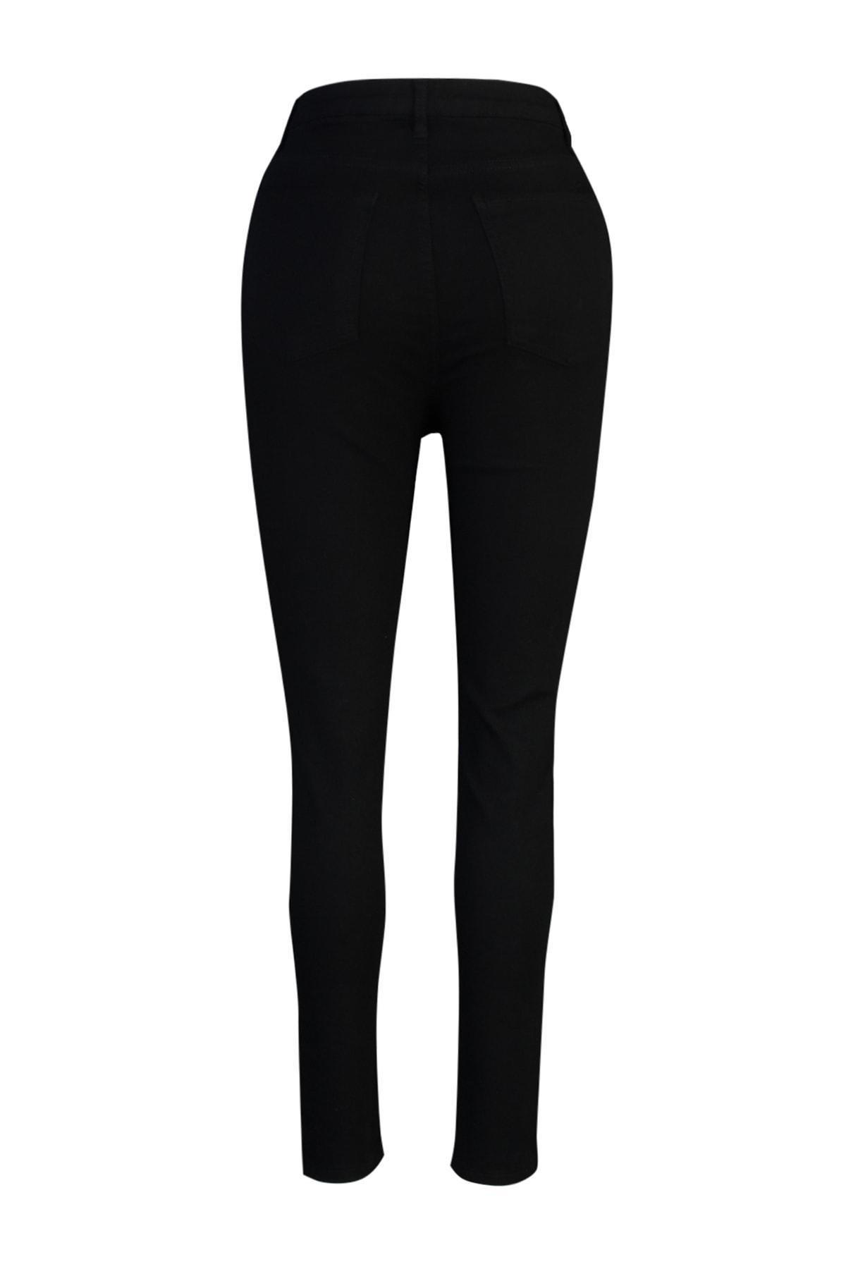 Black Plus Size Skinny Jeans, , large image number 6