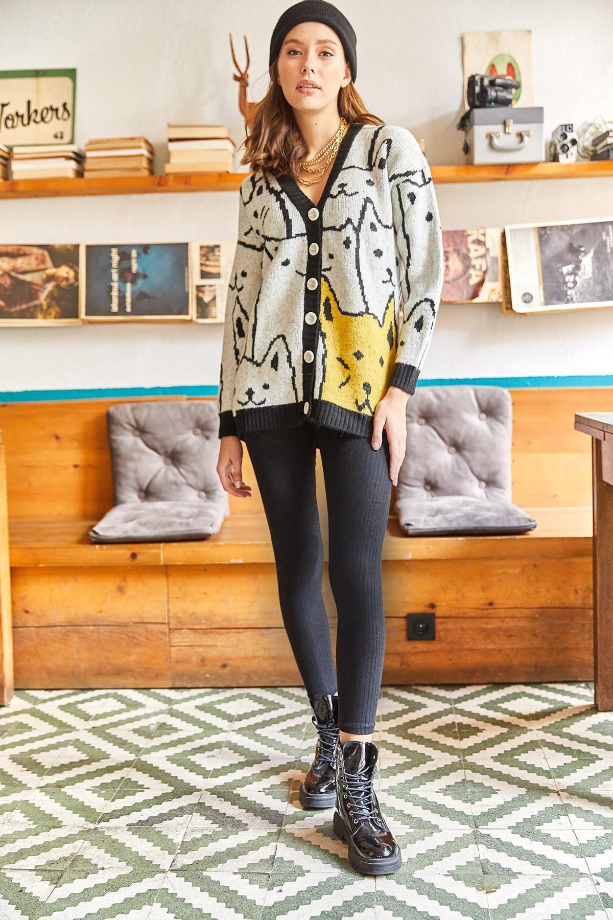 Black Mid-Waist Leggings, BLACK, large image number 1