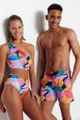 Trendyol - Multicolour Colourblock Swimsuit