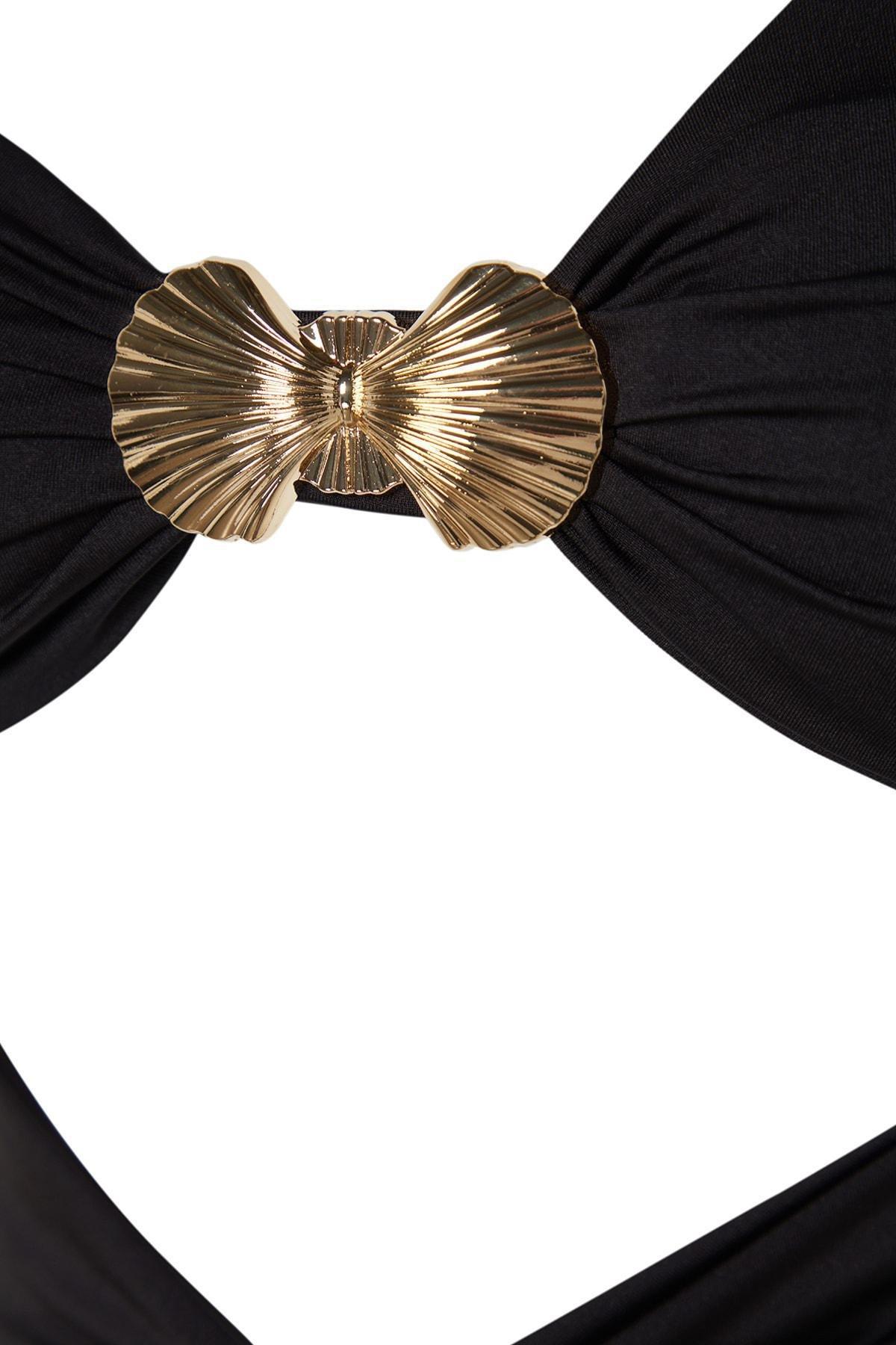 Black Slim Swimsuit, , large image number 7