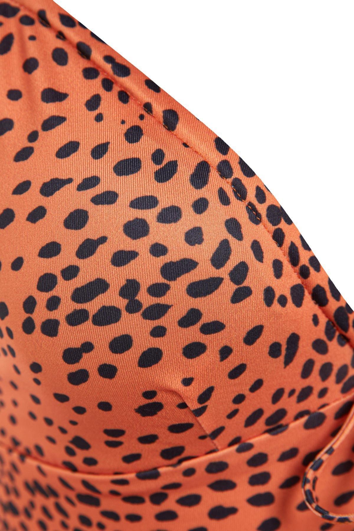 Multicolour Animal Print Swimsuit, Multicolor, large image number 6