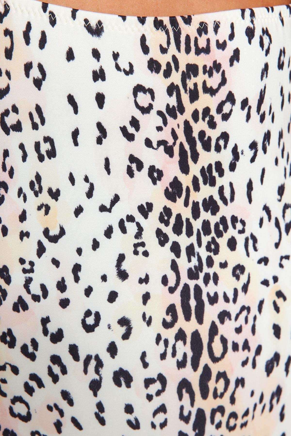 Multicolour Animal Print Swimsuit, Multicolor, large image number 7