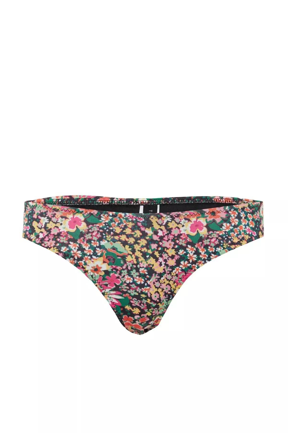 Multicolour Floral Bikini Bottom, , large image number 5