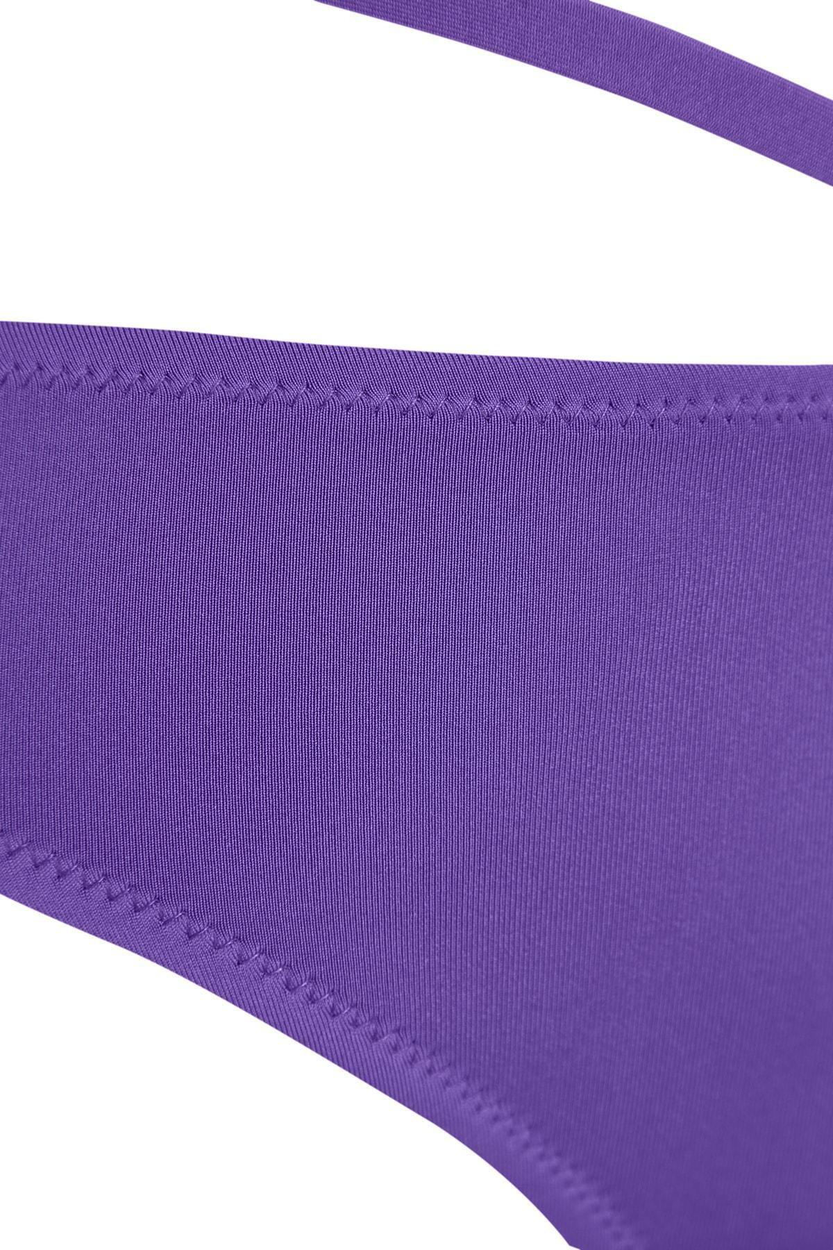 Purple Plain Bikini Bottom, , large image number 6