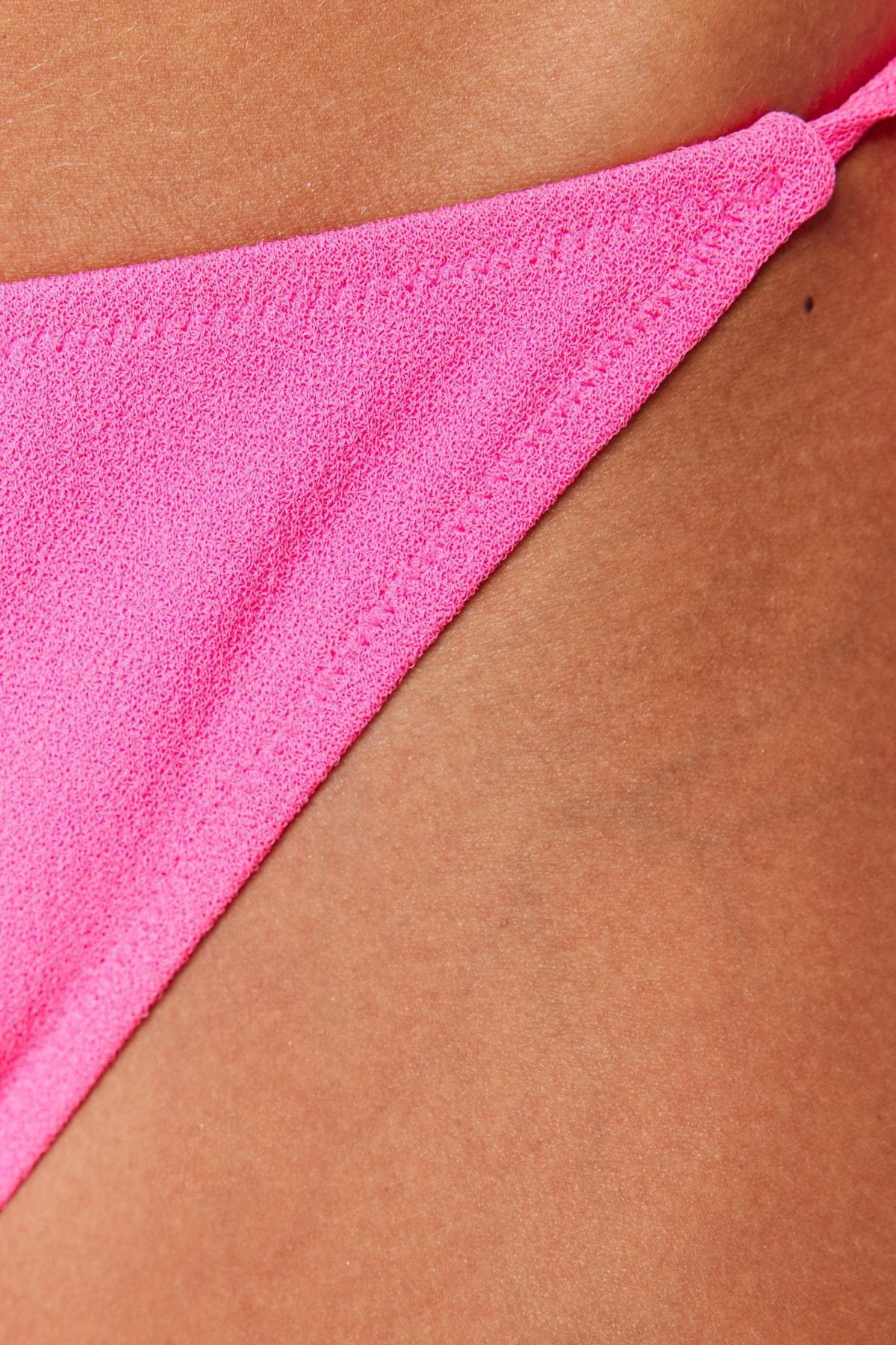 قطعة بيكيني سفلية سادة، وردي, Pink, large image number 4