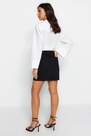 Trendyol - Black A Line Mini Plain Skirt