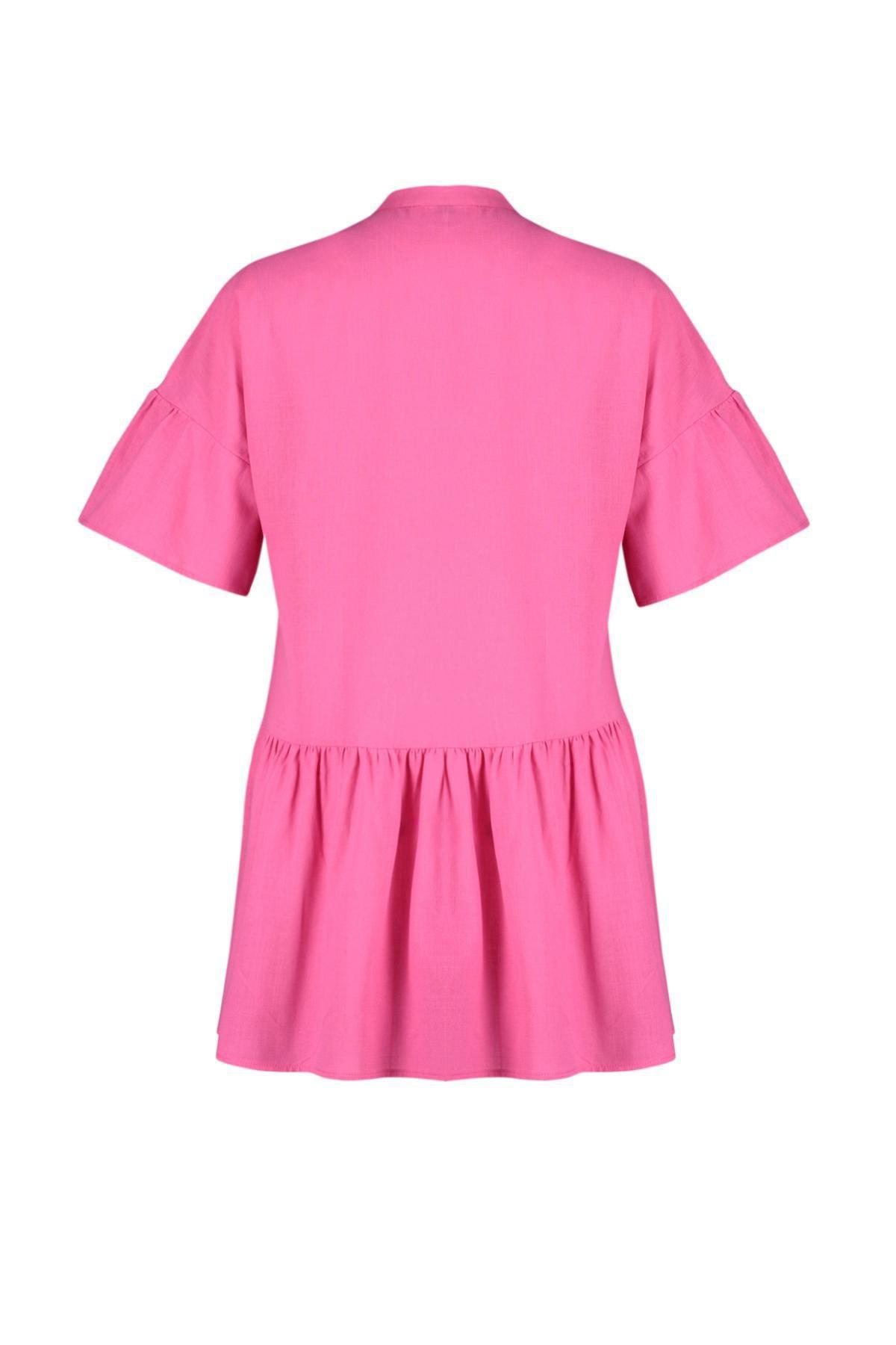 Pink Oversized Mini Dress, , large image number 5