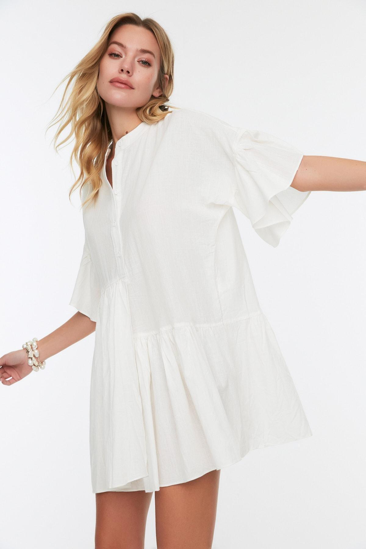 White Smock Dress, , large image number 2