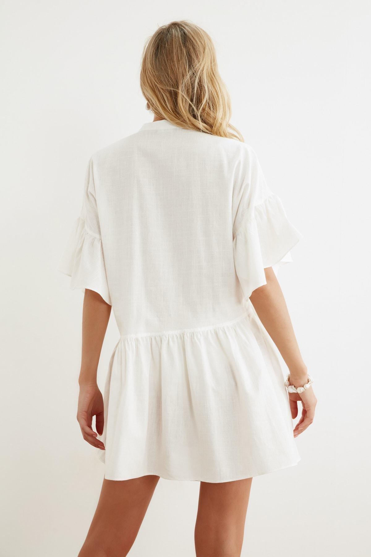 White Smock Dress, , large image number 8