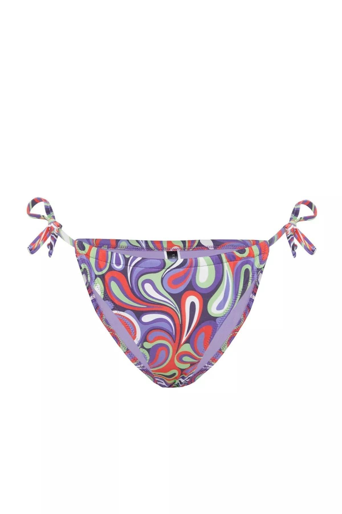 Multicolour Floral Bikini Bottom, , large image number 10