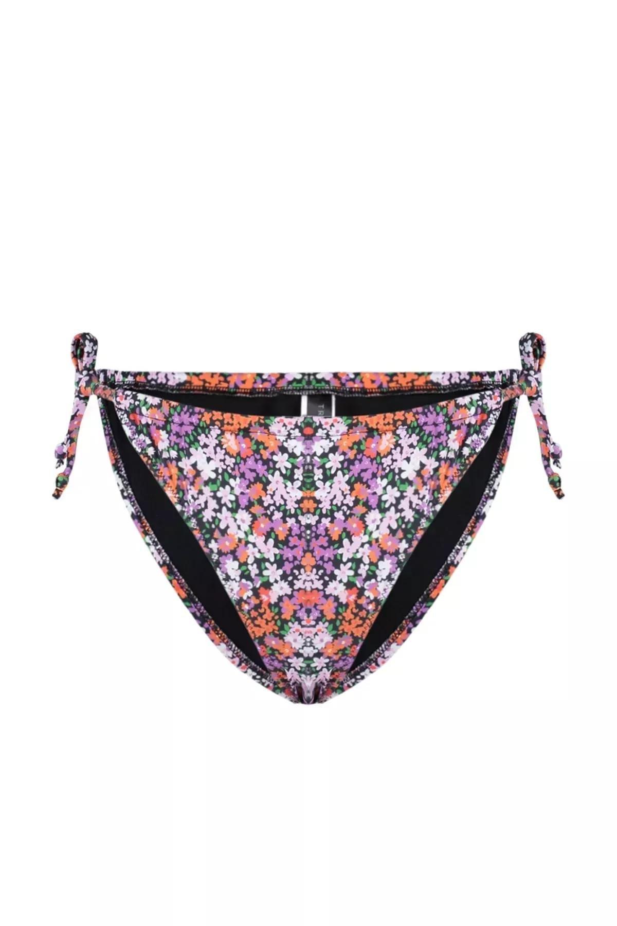 Multicolour Floral Bikini Bottom, , large image number 11