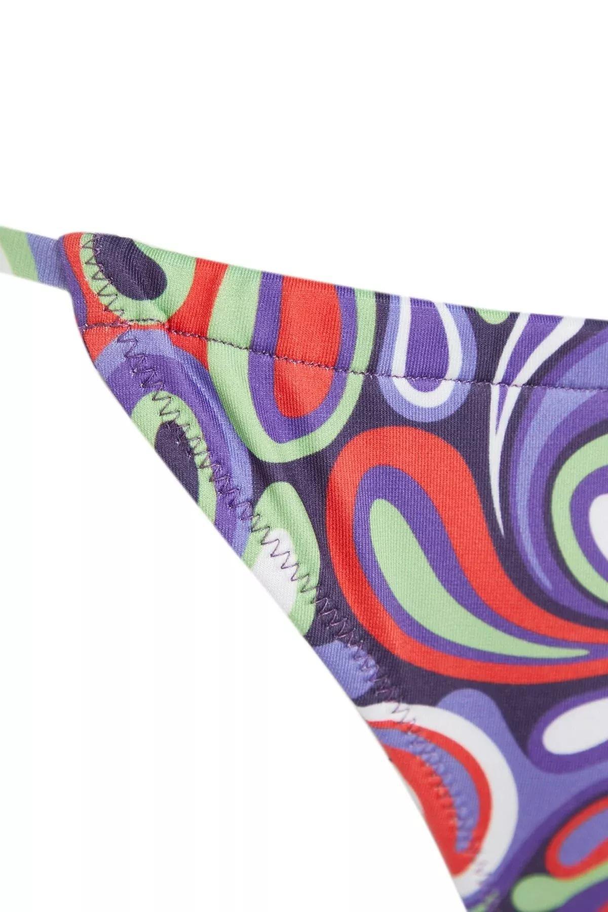 Multicolour Floral Bikini Bottom, , large image number 12