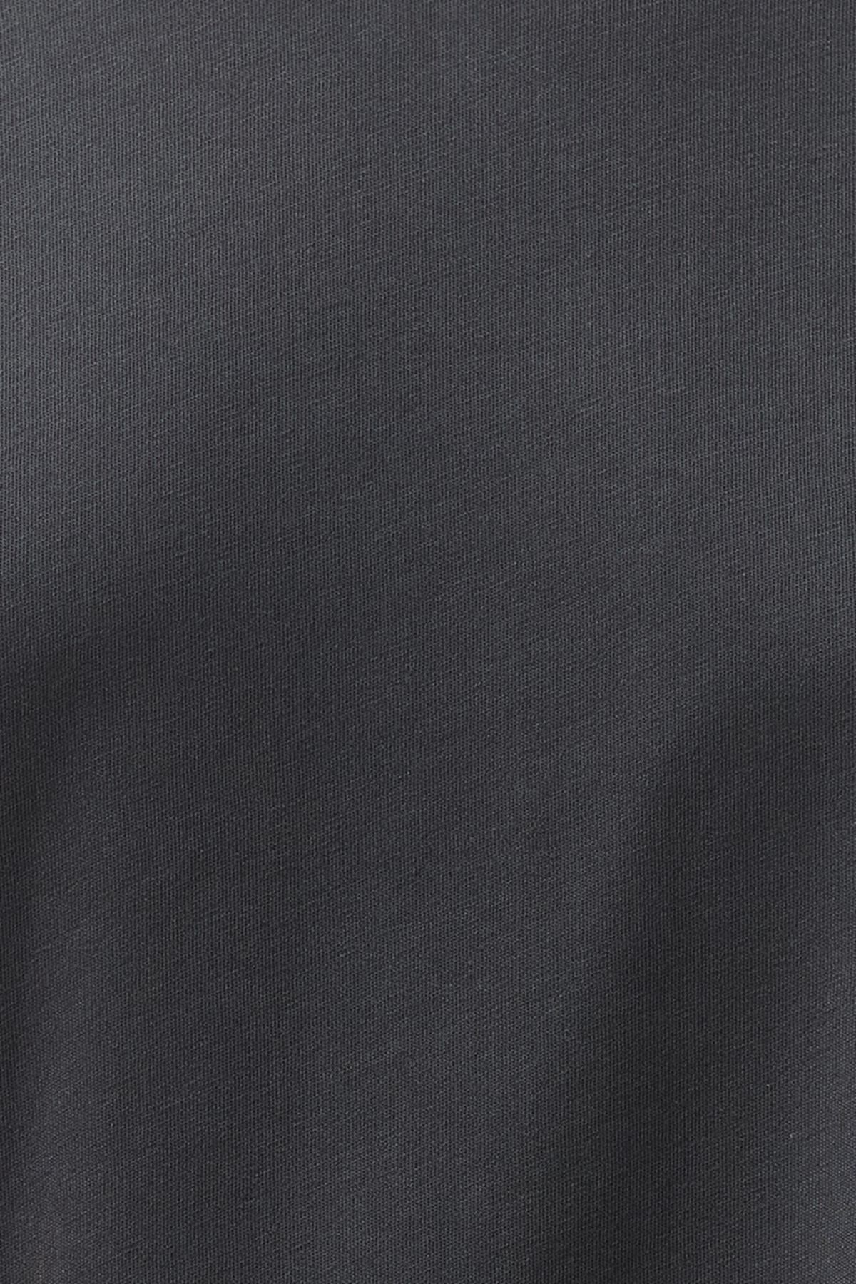 Grey Cotton Crew Neck Boyfriend Knitted T-Shirt, , large image number 14