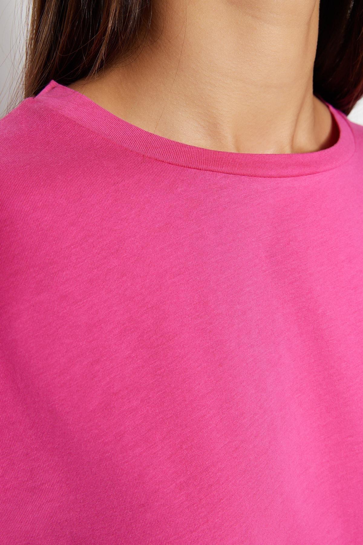 Trendyol - Pink Oversized T-Shirt