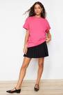 Trendyol - Pink Oversize T-Shirt