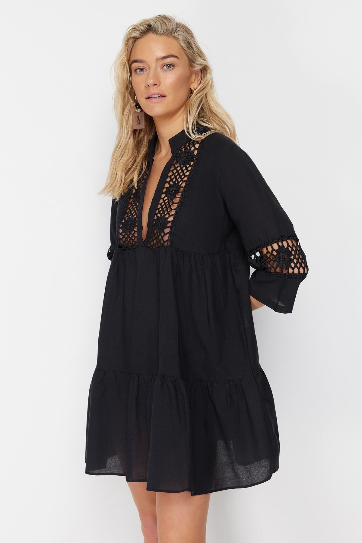 Black Skater Dress, , large image number 3