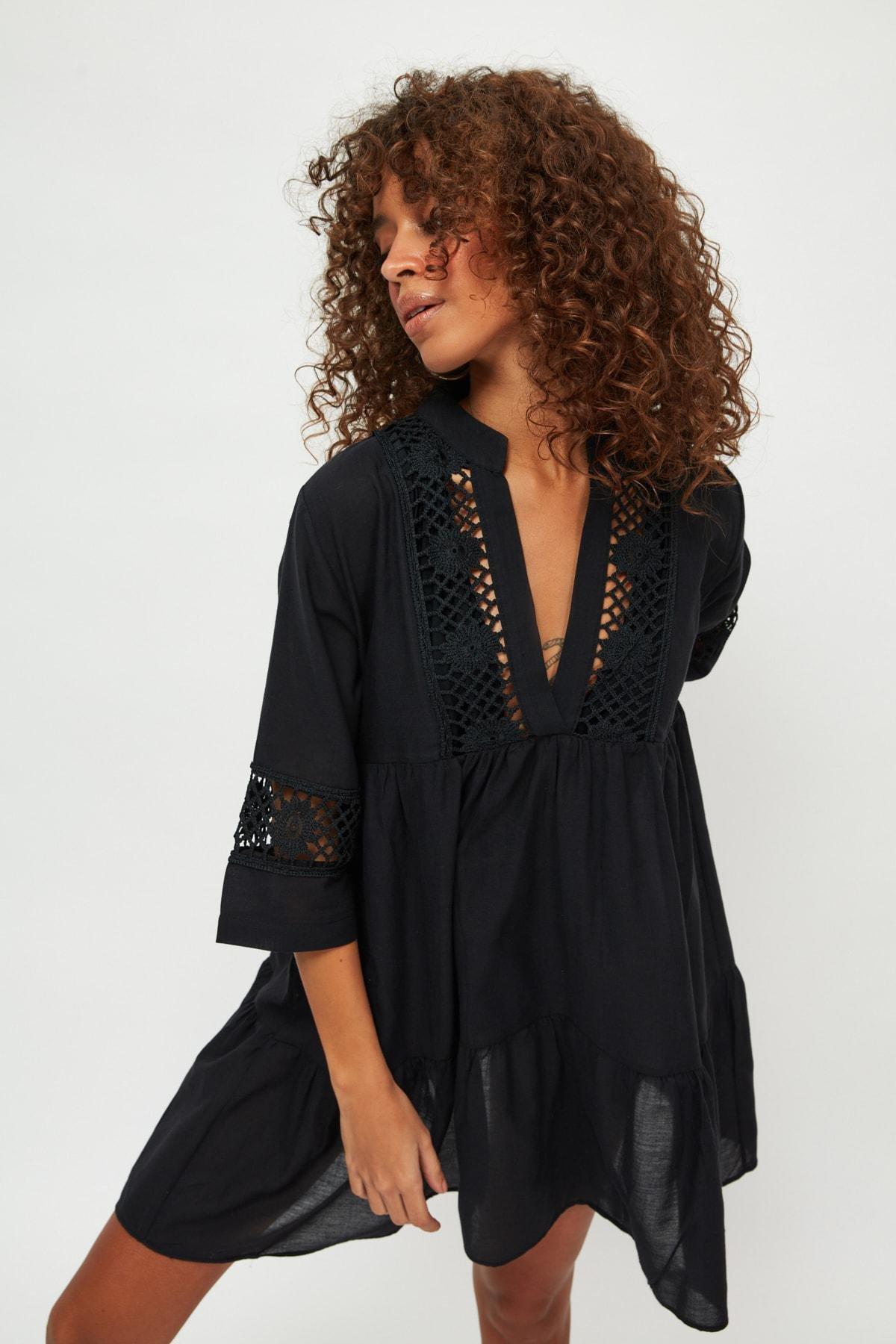 Black Skater Dress, , large image number 4
