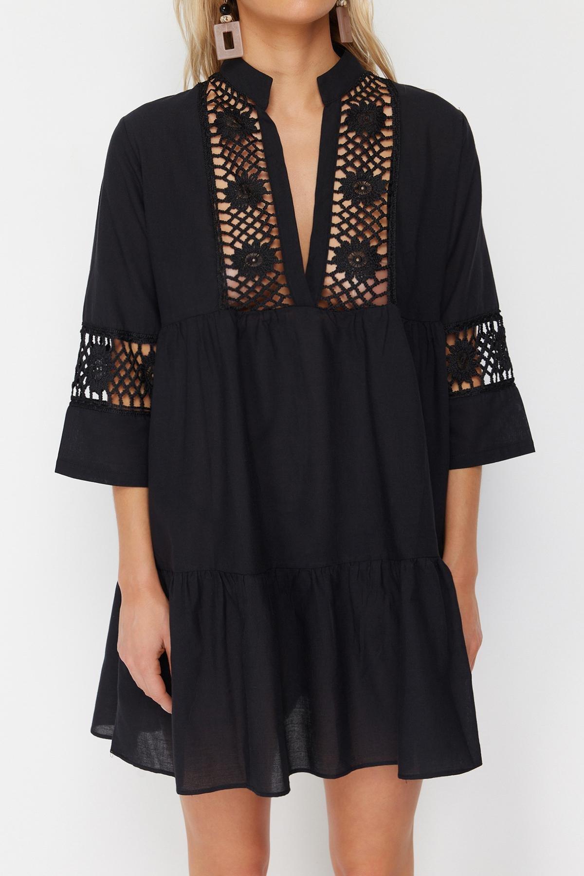 Black Skater Dress, , large image number 7