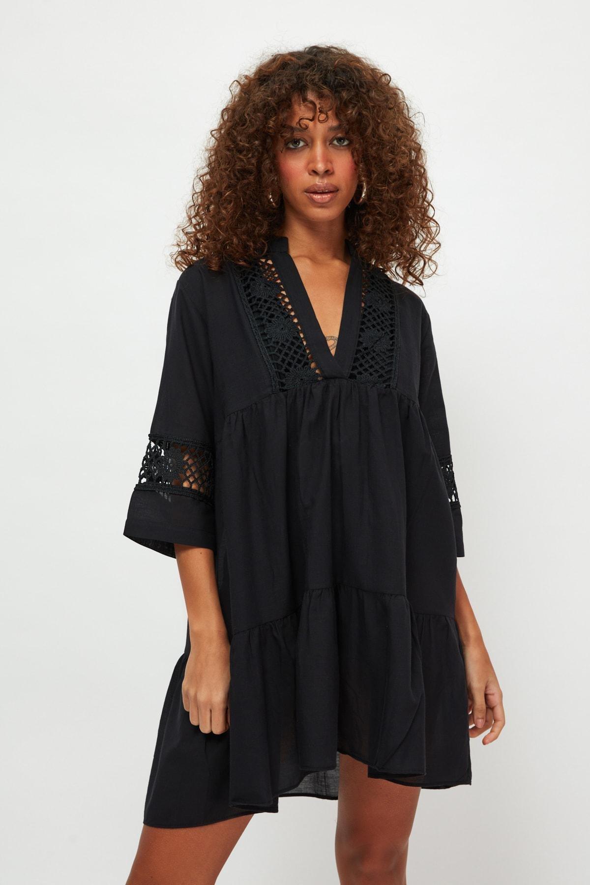 Black Skater Dress, , large image number 8