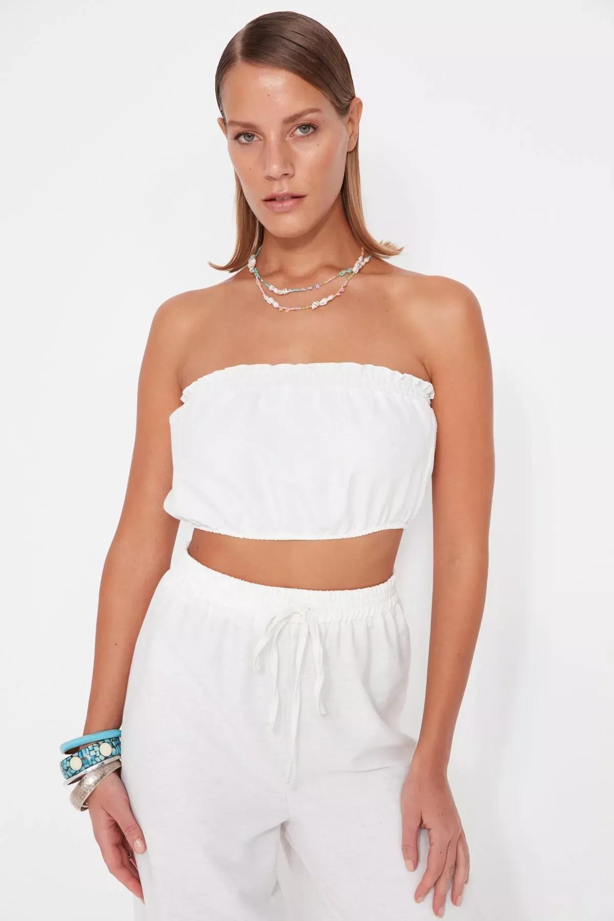 White Fitted Co-Ord Set, White, medium