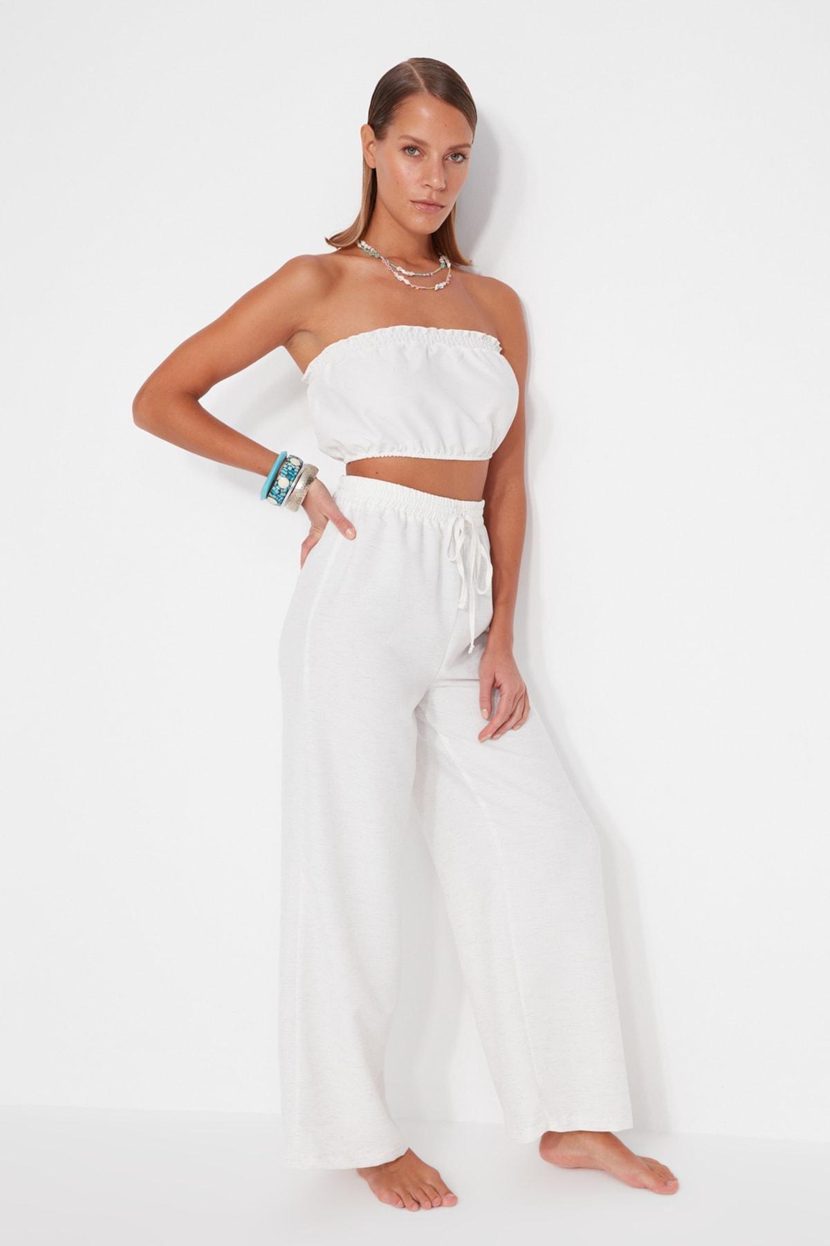 White Fitted Co-Ord Set, , large image number 2