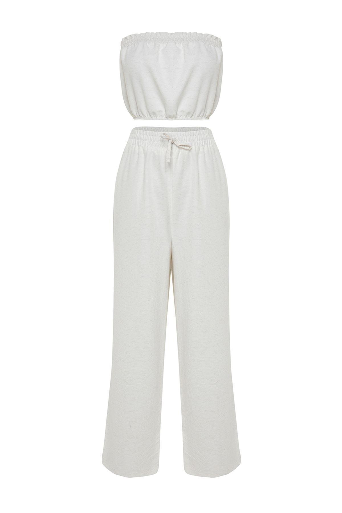 White Fitted Co-Ord Set, , large image number 6