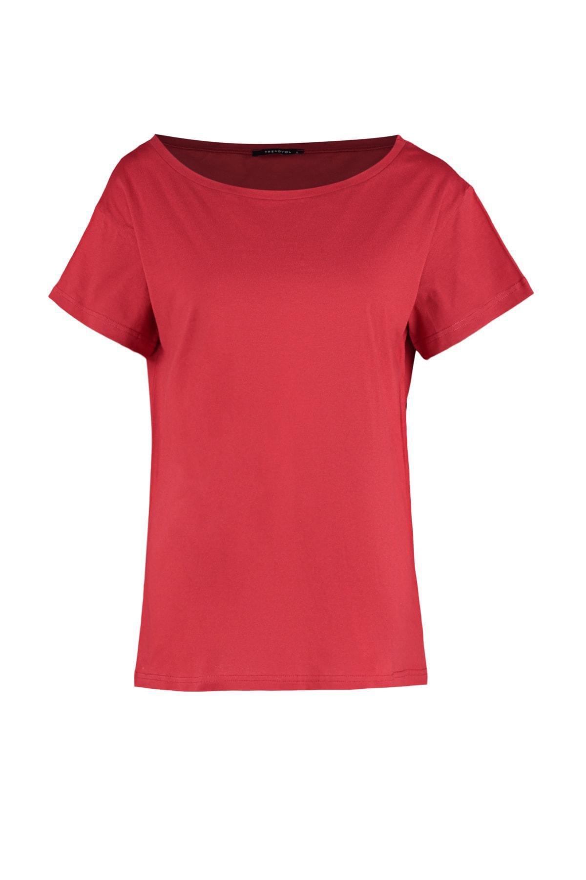 Red Boat Neck T-Shirt, , large image number 5