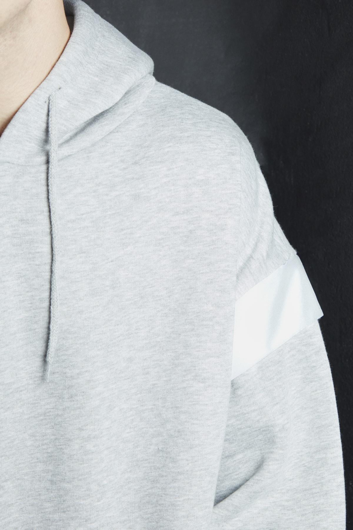 Grey Oversize Sweatshirt, , large image number 4