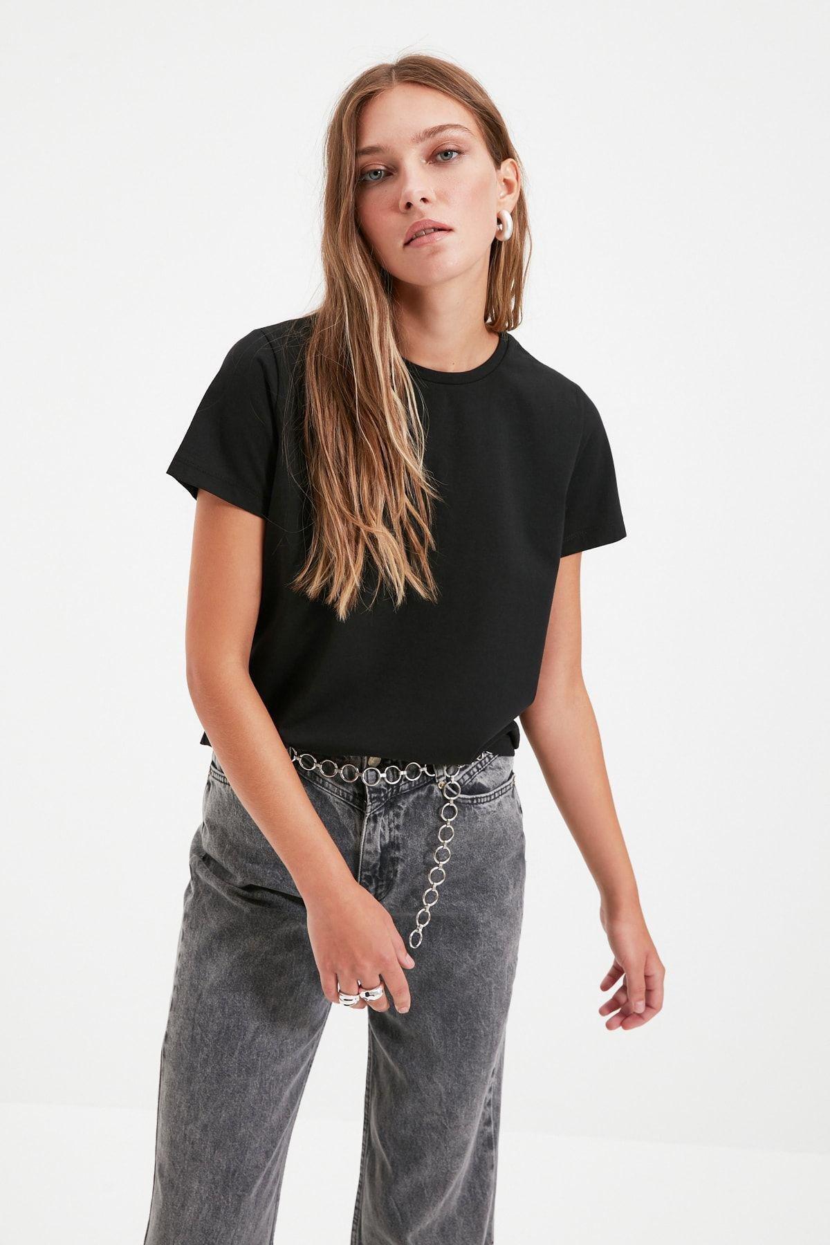 Multicolour Crew Neck T-Shirt, Set Of 2, Multicolor, medium