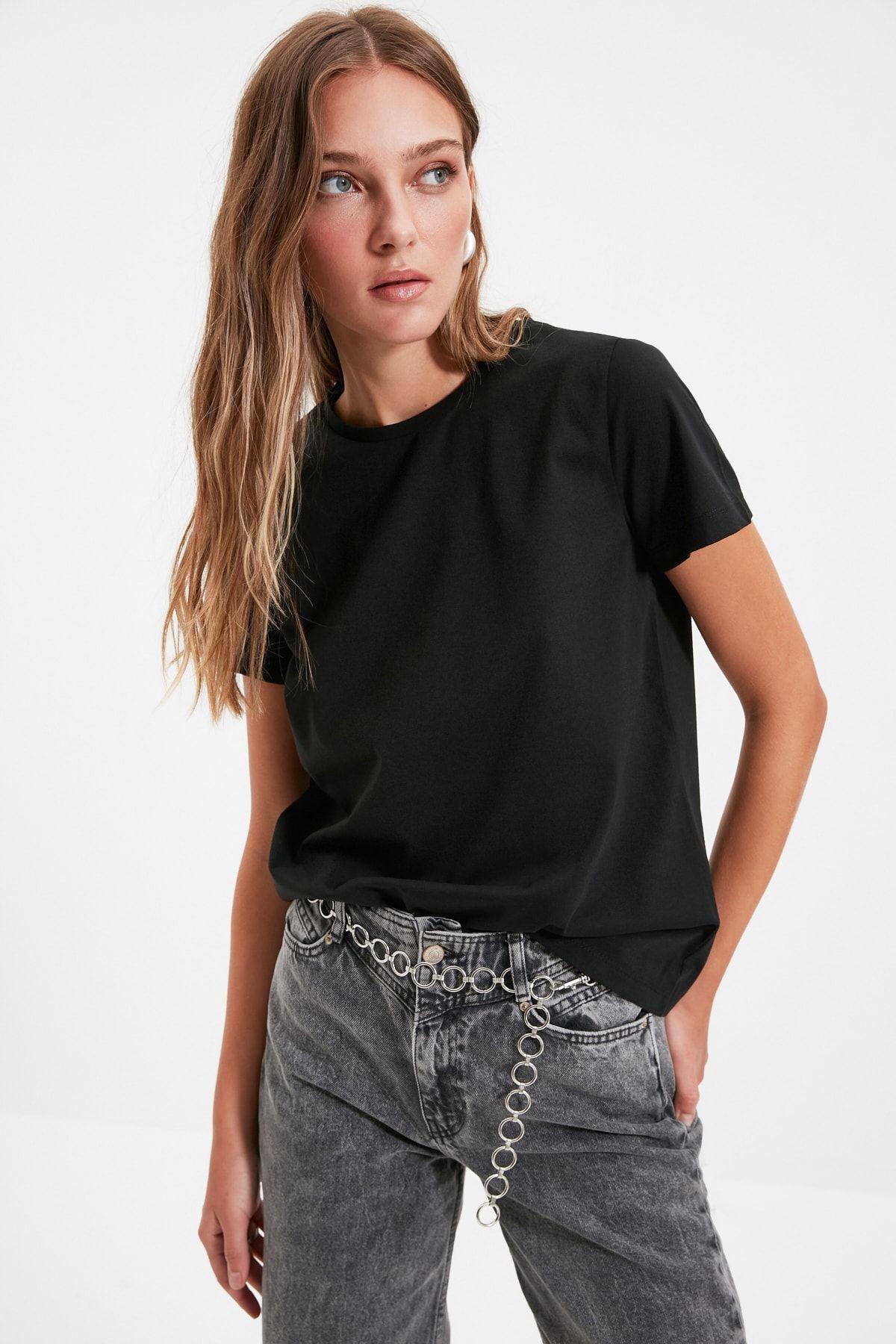 Multicolour Crew Neck T-Shirt, Set Of 2, Multicolor, large image number 4