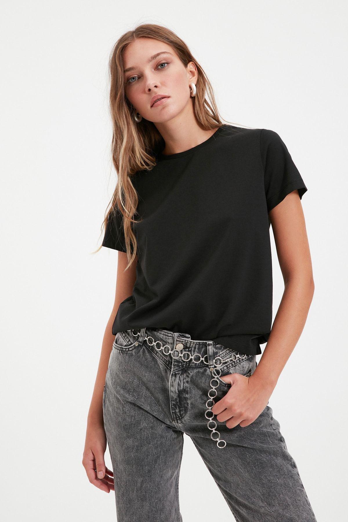 Multicolour Crew Neck T-Shirt, Set Of 2, Multicolor, large image number 6