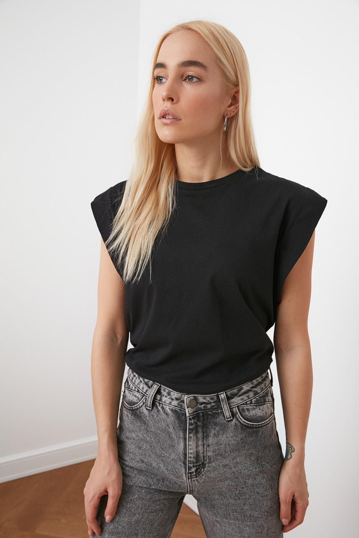 Black Crew Neck Tshirt, , large image number 0
