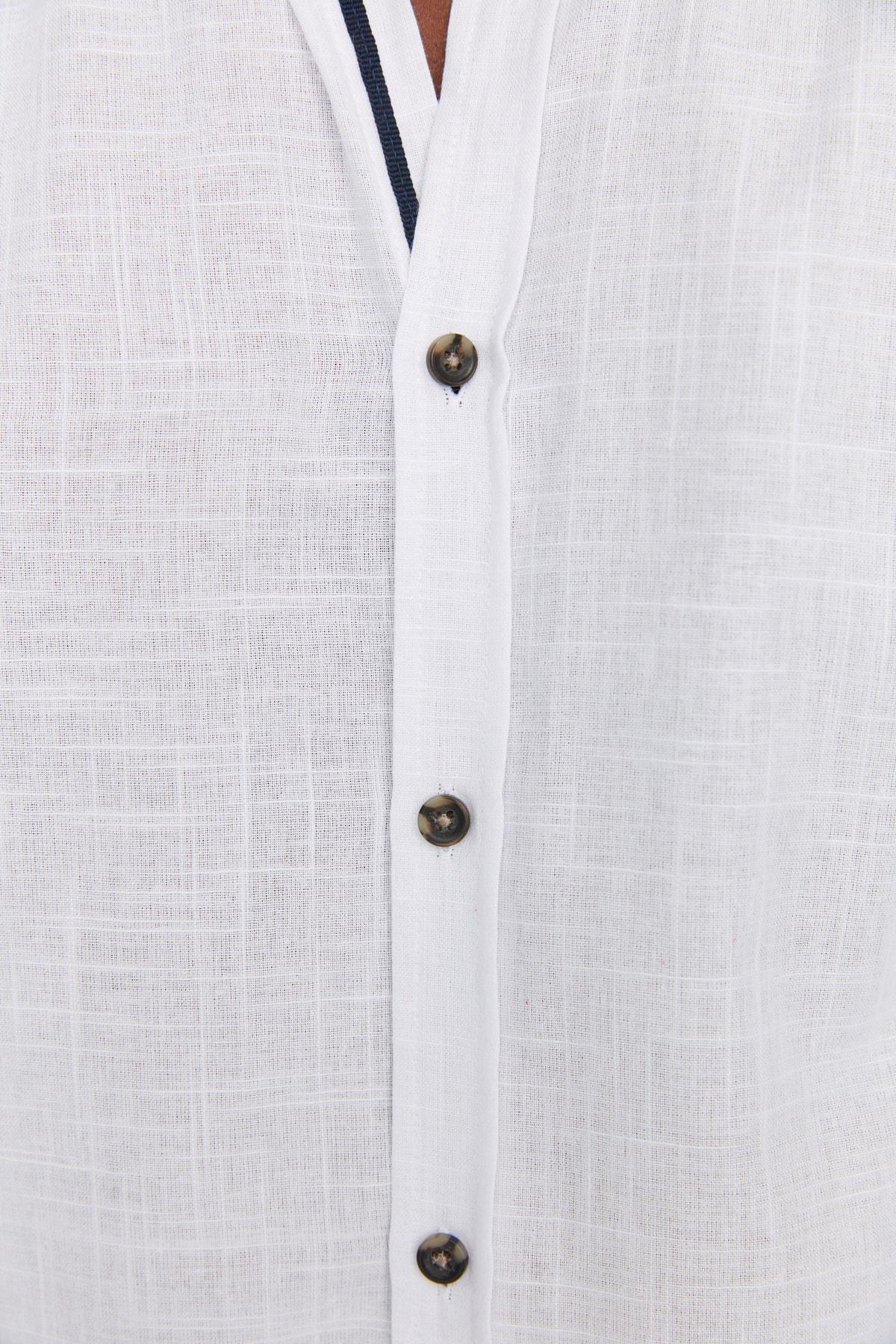 White Slim Shirt, , large image number 3
