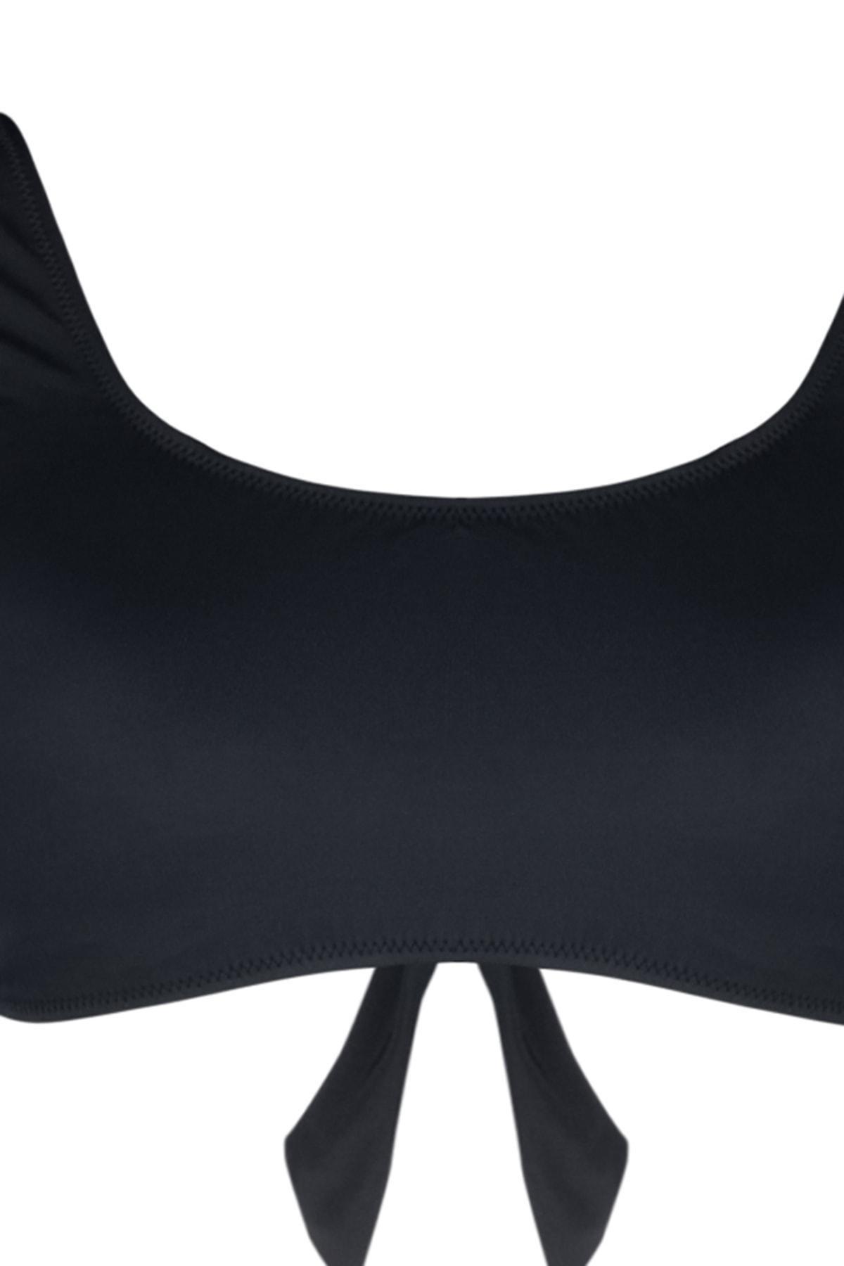 Black Plus Size Bikini Top, , large image number 7