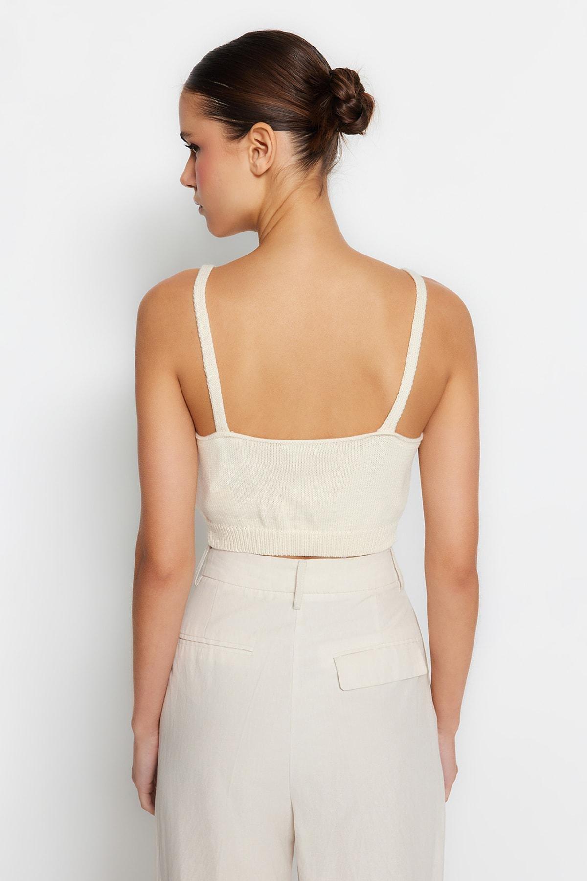 White Knitted Co-Ord Set, , large image number 4