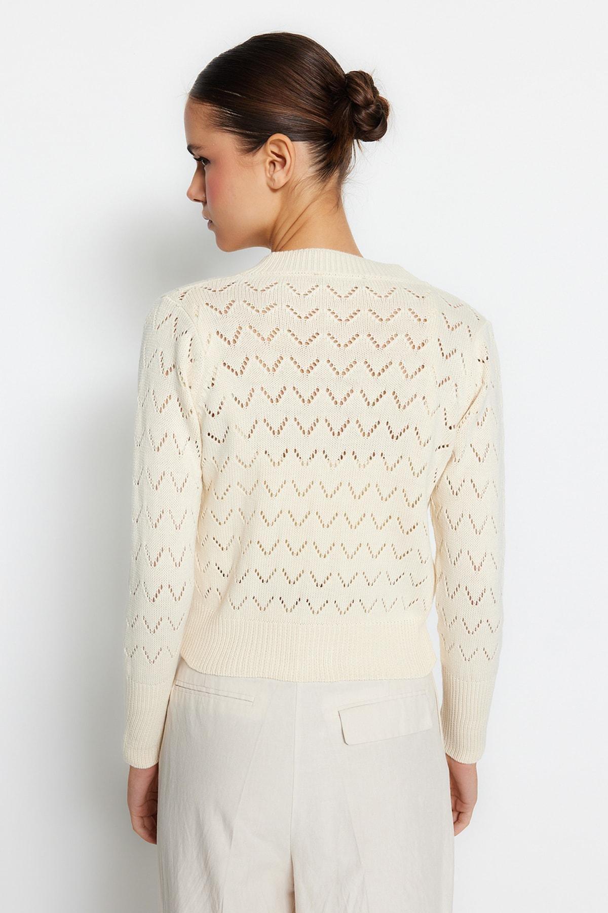 White Knitted Co-Ord Set, , large image number 5