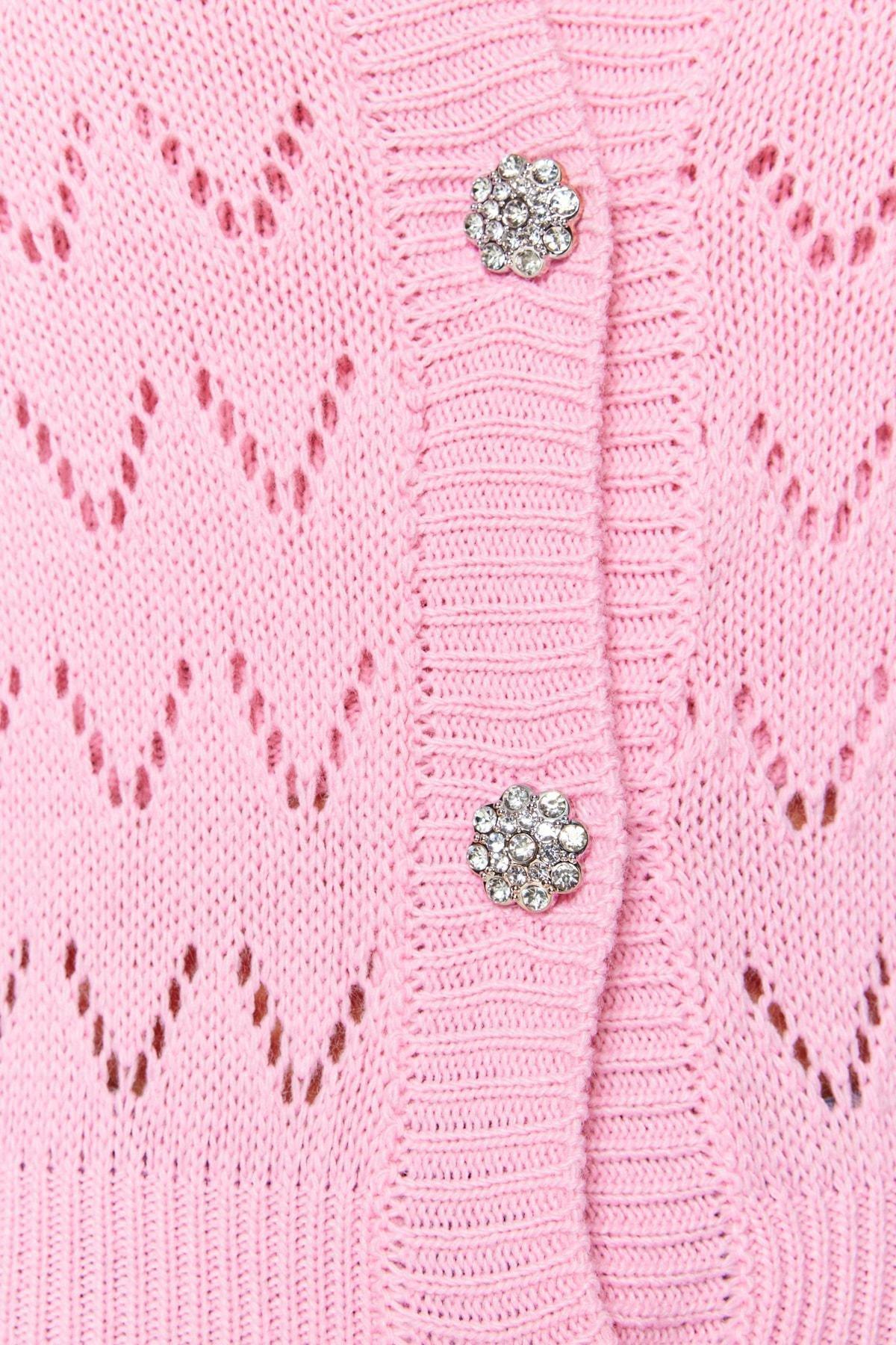 Pink Fit Cardigan, , large image number 6
