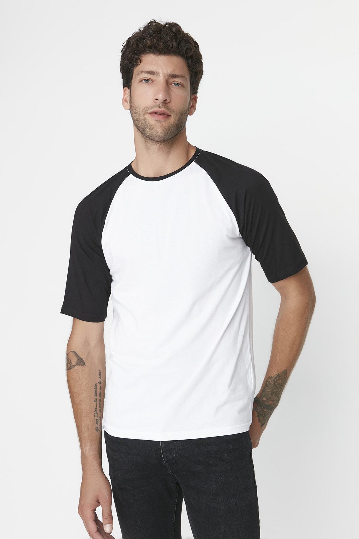 Trendyol - Black Crew Neck Tshirt