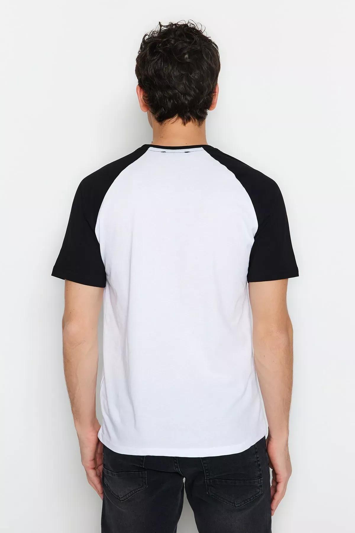 Black Crew Neck Tshirt, Black, large image number 4