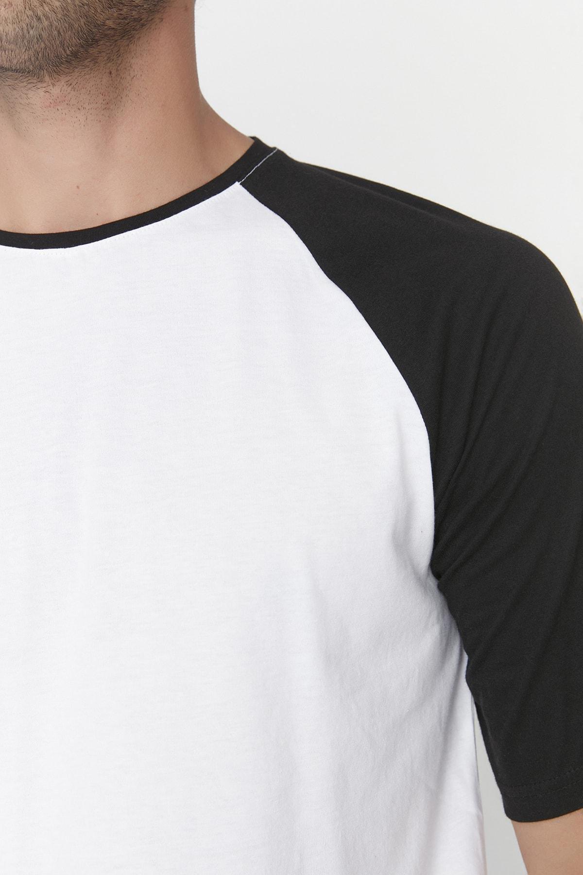 Black Crew Neck Tshirt, , large image number 6