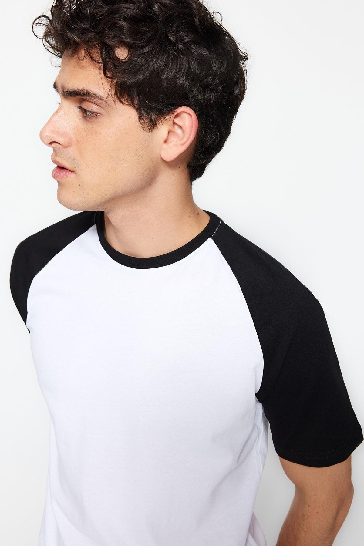 Black Crew Neck Tshirt, Black, large image number 6