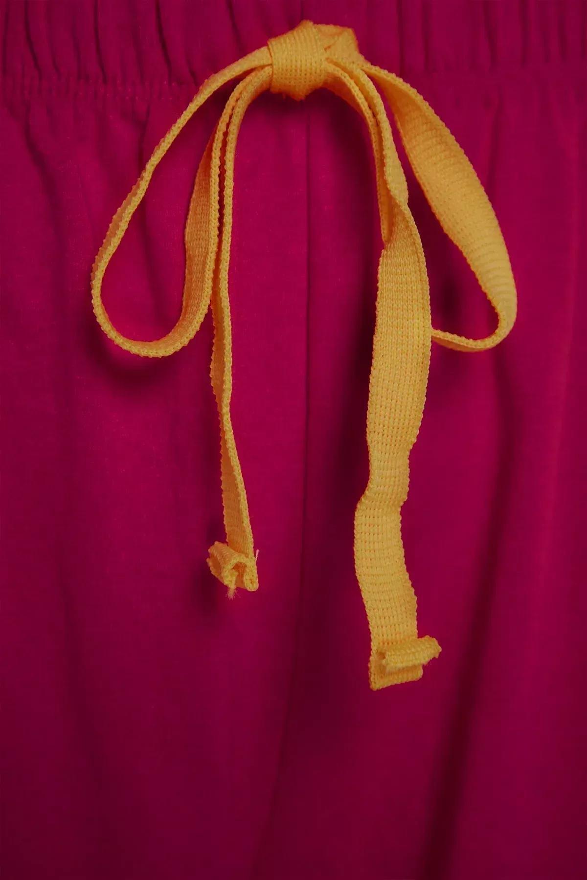 طقم بيجاما سادة، وردي, Pink, large image number 6