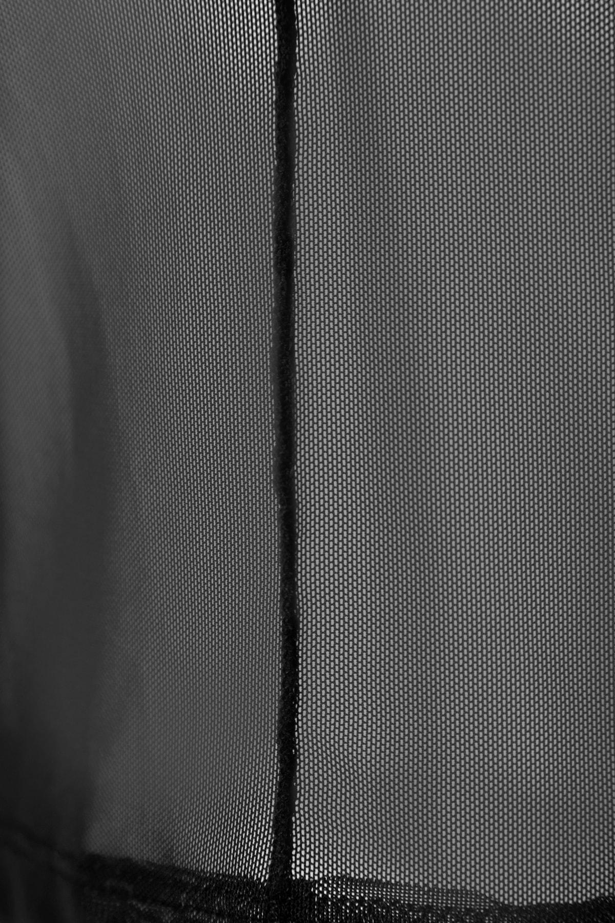 Black Slim Blouse, , large image number 6