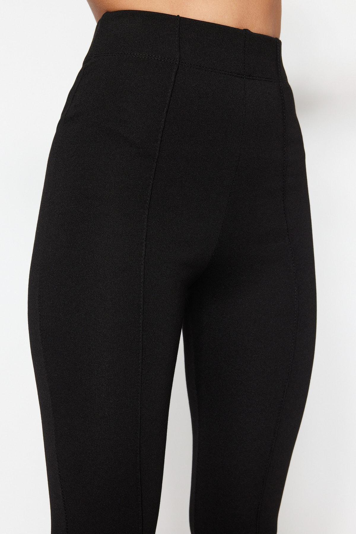 Black Bootcut Maxi Pants, , large image number 2