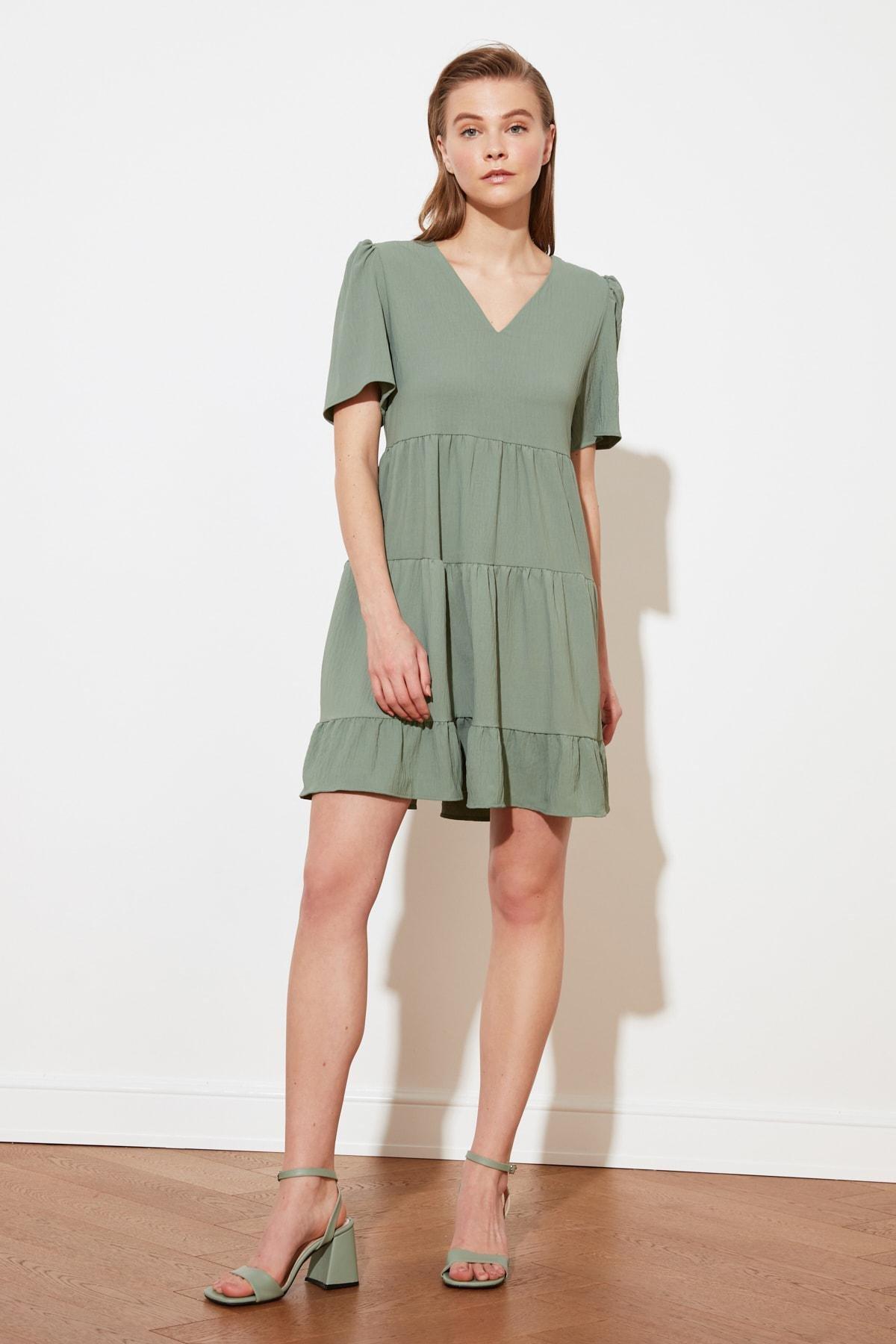 Multicolour V-Neck Shift Dress, , large image number 0