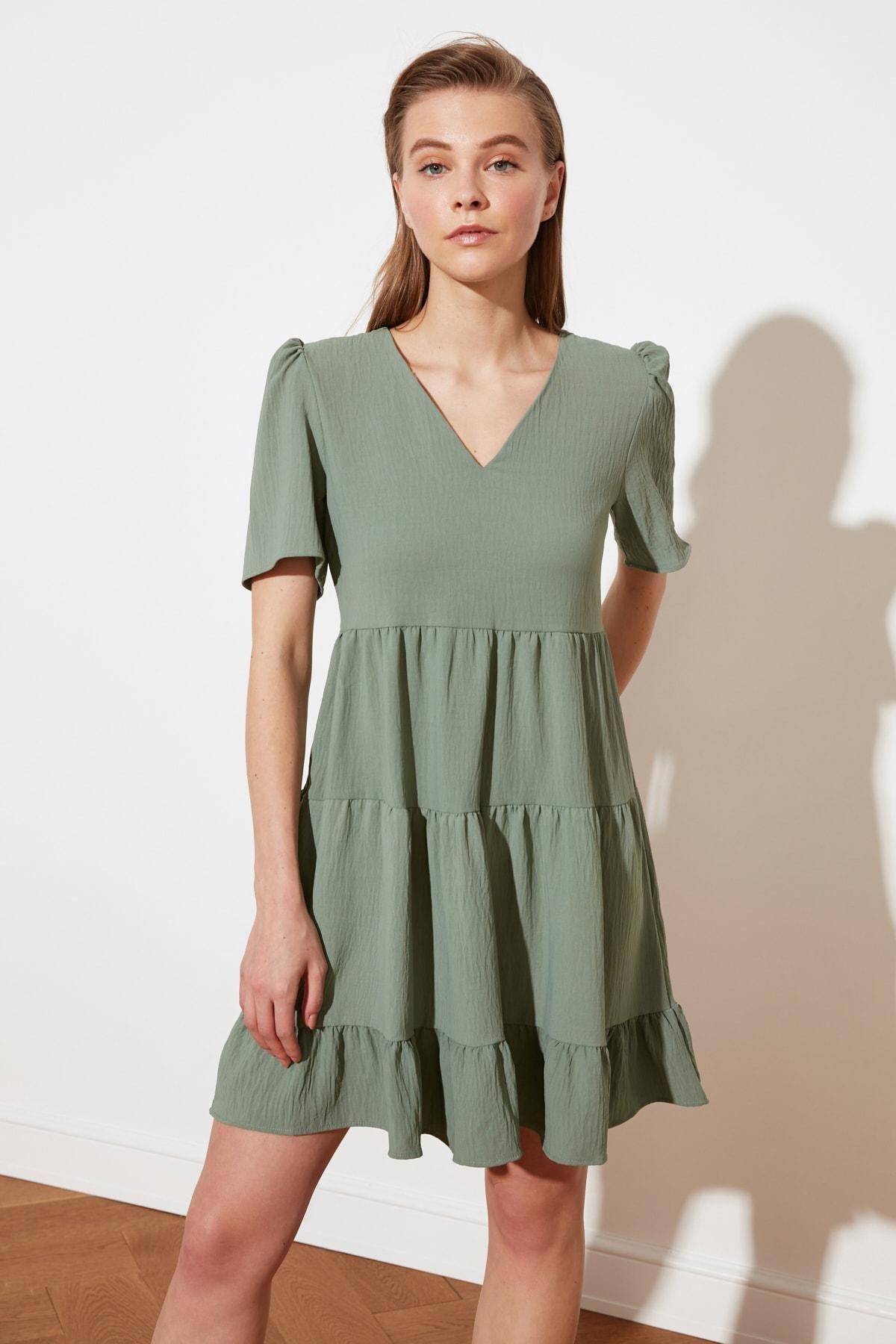Multicolour V-Neck Shift Dress, , large image number 1