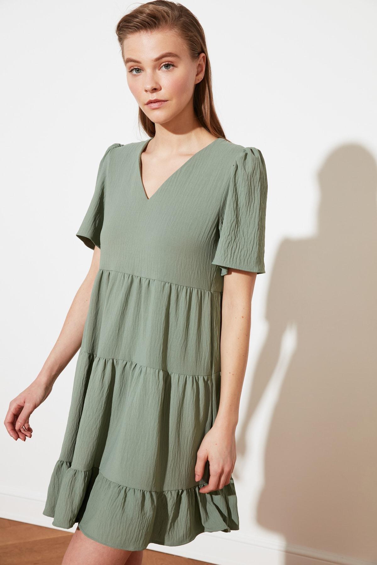 Multicolour V-Neck Shift Dress, , large image number 2