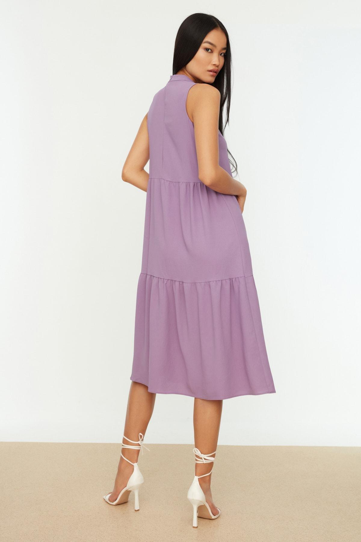 Purple Shift Dress, , large image number 6