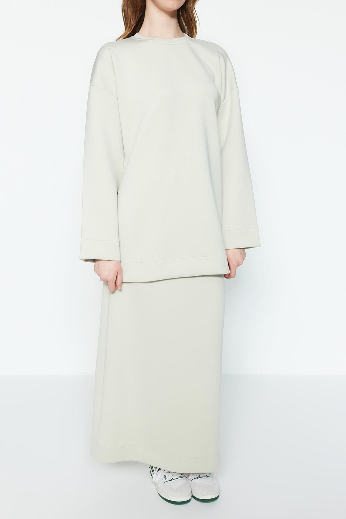 White Relaxed Co-Ord Set, , large image number 3